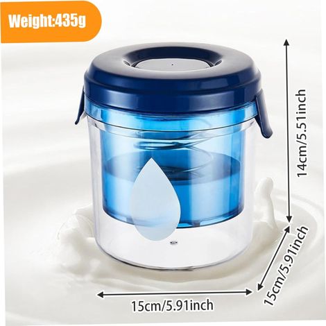 Yaourtière grecque avec filtre à yaourt à mailles fines, réutilisable et lavable, pour lait de soja, fromage et yaourt, idéale pour la maison, la cuisine et les restaurants. (1/5)