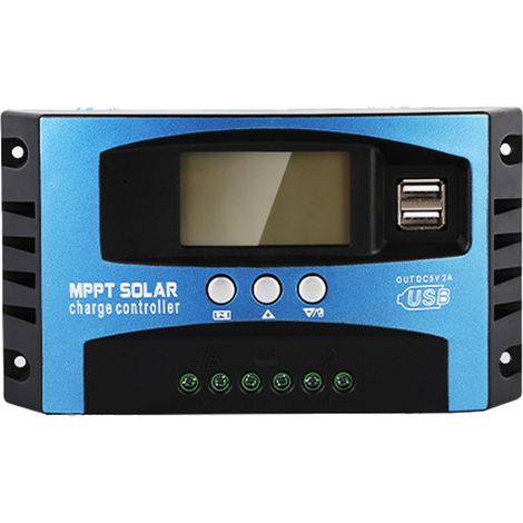 Contrôleur Solaire Mppt - 12 V 24 V 30 A - Pour Système Photovoltaïque Autonome - 1 Pièce (1/5)