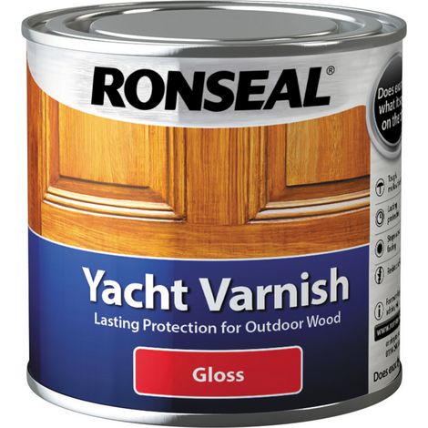 Ronseal Exterior Yacht Wood Varnish - Gloss - 250ml
