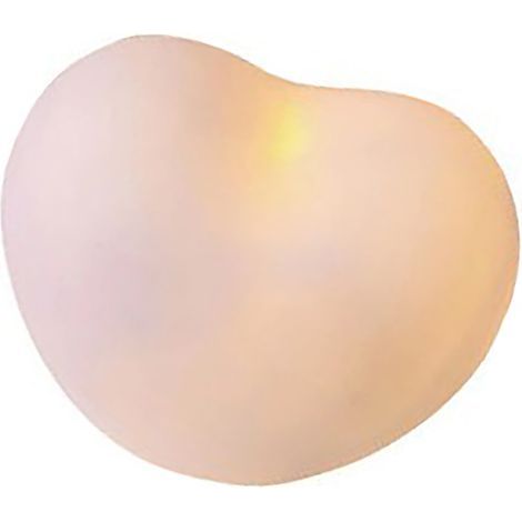 Cute white heart-shaped night light, compact and soft, with battery-operated lamp, gifts for children's bedroom (1/5)