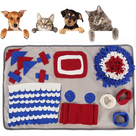Tapis d'activité lavable pour chien - Tapis de jeu anti-glouton et durable pour l'entraînement canin (1/5)