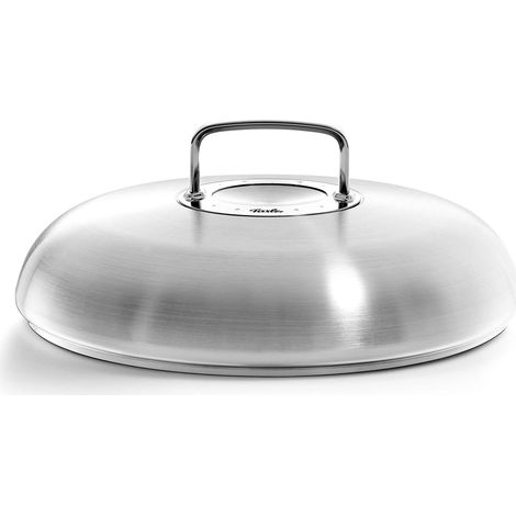 Fissler Orignial,Profi Collection Coperchio alto in acciaio inox 24 cm, rotondo, per pentole classiche e da portata, cottura a induzione (1/3)