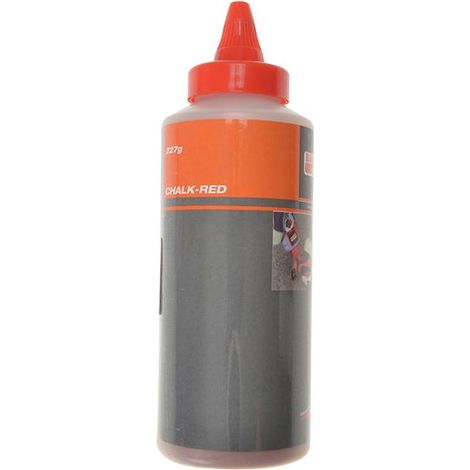Bahco CHALK-RED Marking Chalk Pour Bottle Red 227g BAHCLRED (1/3)