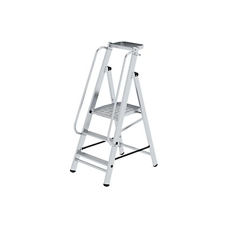 Escalera de plataforma  encajable  con pasamanos  3 peldaños