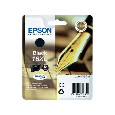 Cartucho Original EPSON 16XL Negro - C13T16314010 [ML-5.8][PAG-500]