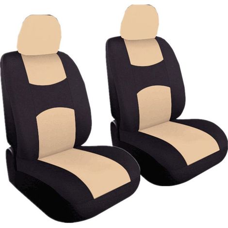 4 Housses Coussin Universelles – Siège Avant Voiture Tissu Respirant, Protection Quotidienne Économique
