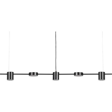 LED Pendant Lamp SESTRA Metal Black (1/5)