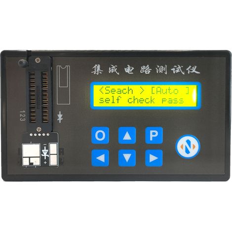 Testeur de circuits intégrés LED rechargeable portable, testeur multifonction pour puces, transistors, diodes et triodes, détecteur de puces de circuits intégrés à transistors numériques (1/5)