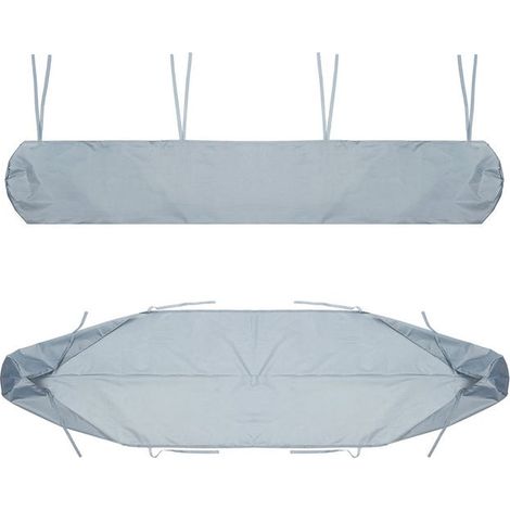 Borsa protettiva per ombrellone da 3 metri (grigia), copertura antipolvere per ombrellone da giardino, copertura nera per riporre l'ombrellone da giardino. (1/4)