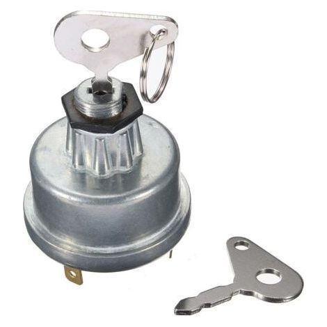 Contacteur d'allumage universel pour tracteur Convient a MASSEY FERGUSON JCB AS LUCAS 35670 (1/4)