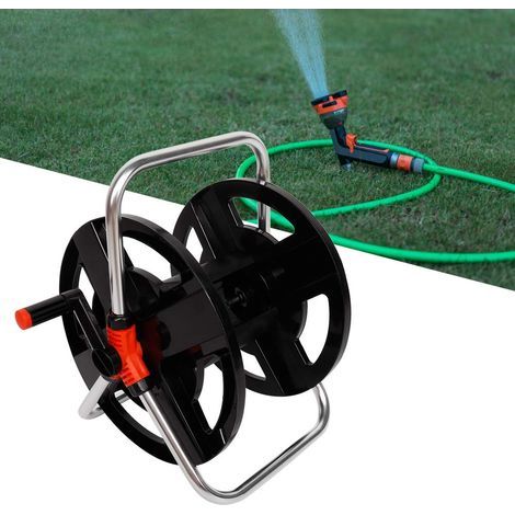 Seilaufbewahrungsständer, Metallschlauchaufroller, praktischer Schlauchaufroller, Gartenschlauchhalter, Gartenschlauchständer, Wasserschlauchaufroller, Schlauchhalterständer (1/5)