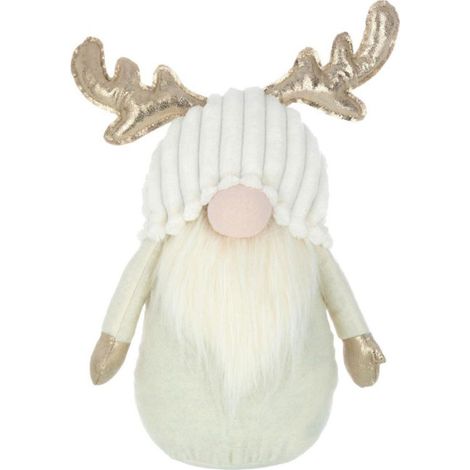Statuette Déco Lutin "Cerf" 42cm Beige (1/2)