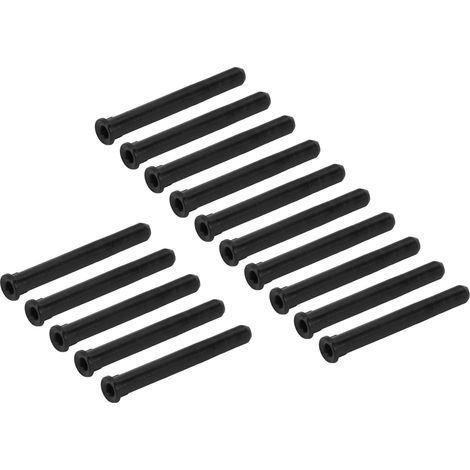 Lot de 15 tubes de protection pour cordage de raquette de tennis, outils de cordage durables, trous à double filetage 4,0 x 35 mm (1/5)