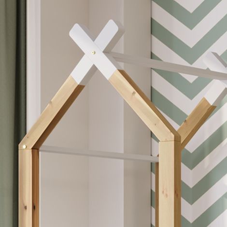 Lot de 6 housses de chaise extensibles en jersey, blanc, 45x45 cm, protection poussière pour salle à manger, réutilisables (1/5)