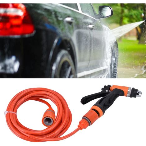Kit de limpieza portátil de alta presión [bomba eléctrica de alta presión de 12 V y 72 W G1/2] para coche, hogar y jardín. (1/5)