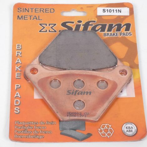 Plaquette de frein Sifam pour Moto Harley Davidson 1340 FXE 1983 (1/4)