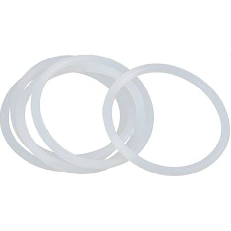 Blanc Silicone Caoutchouc Joint Torique Joint Étanchéité pour Voiture 65mm x 4mm (1/5)
