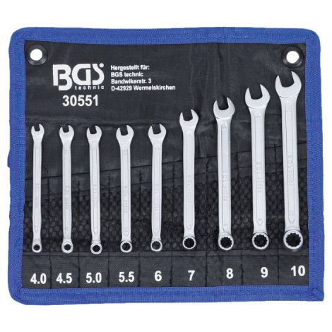 BGS  Llaves  combinadas  SW  4-10  mm  9  pzs.  -  30551 (1/5)