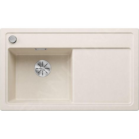 Blanco Zenar 45 - Évier en silgranit, 860x510 mm, avec commande de vidage, InFino, blanc doux 527176