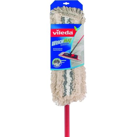 VILEDA-Wischmat Combi System Bodenwischer mit Wischbezug und Teleskopstiel (1/3)