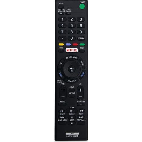 Telecomando TV di ricambio compatibile con Sony RMT-TX100B con pulsante Netflix (1/5)