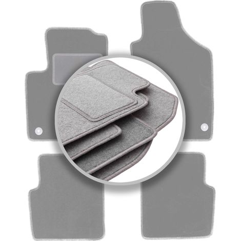 Tapis de sol gris pour Fiat 500 FL à hayon (2013-2019) (1/5)