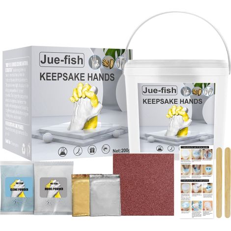 Moule À Mains - Kit De Moulage Plâtre Pour Adultes Et Enfants - Idéal Pour Couple Mariage Anniversaire Souvenir - 1 Pièce (1/5)