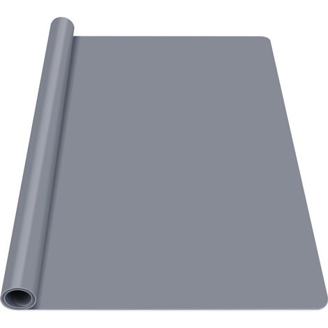 Tapis Silicone Gris Foncé, 70 50cm Tapis en Silicone pour Résine Époxy, Antiadhésif et Antidérapant, pour Le Bricolage, la Peinture, la Résine (1/5)