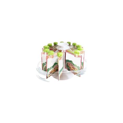 Étagère à épices rotative, gain de place, support mural pour sachets d'épices (1/5)