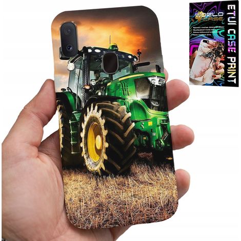 Custodia per Samsung Galaxy A40 - trattore agricolo + vetro (1/5)