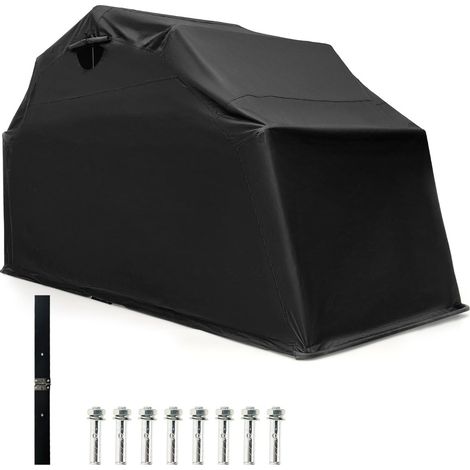 Riparo per moto, tessuto Oxford 600D, 345x137x190 cm