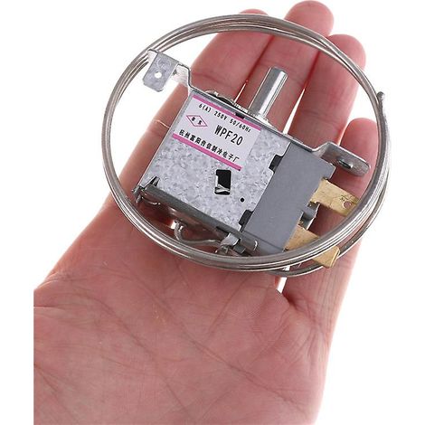 Thermostat pour réfrigérateur/congélateur avec bornes WPF-20 à 2 broches et cordon métallique Shytmv (1/5)