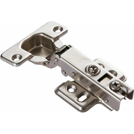 Soft Fermer Porte armoire Charnières 8 pcs 110 degrés Acier Cuisine Armoire Armoire Armoire Charnière de la porte Slow Shut Clip-On Slight Plaque 35mm pour armoire de cuisine Armoire Armoire Porte-arm (1/5)