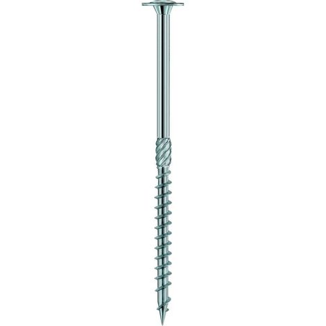 50 Vis Bois Tête Large Bombée Galvanisées+ Tx 30 - 6x30 mm - D-Work