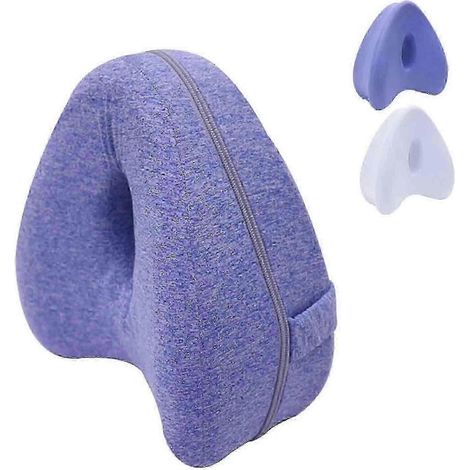 Das ergonomische Kissen Smoothspine ist ideal zur Linderung von Hüftschmerzen und Ischias. Das Kissen aus Memory-Schaum bietet hohen Liegekomfort für die Beine und fördert eine gesunde Schlafhaltung. (1/5)