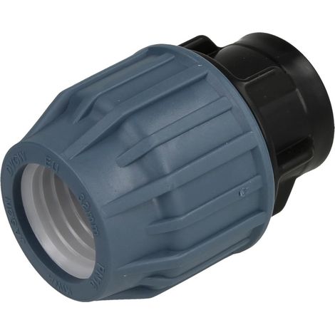 Raccord de serrage à visser PE 32 mm x 1'' FF
