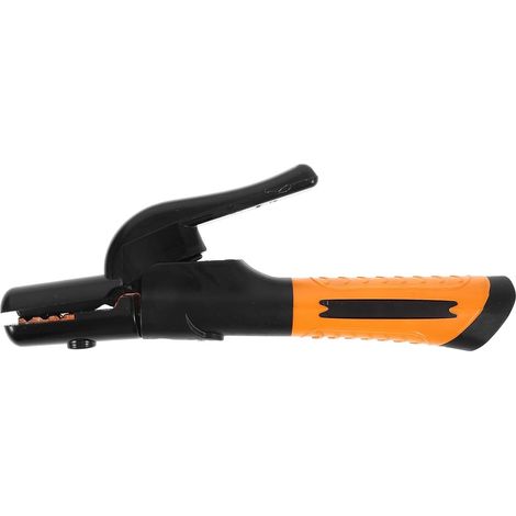 Pince de Soudage en Cuivre Robuste Poignée Confortable Orange, Porte-électrode pour Atelier et Soudure, Support pour Électrode 2,5-4mm, Tension 40v Courant 500a (1/5)