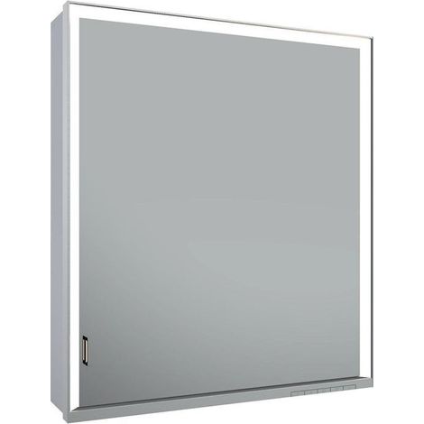 KEUCO Royal Lumos Spiegelschrank Wandvorbau 1-türig, lange Tür, (1/4)