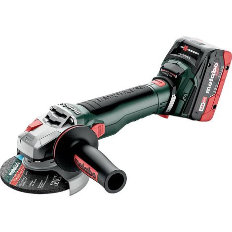 Metabo - Smerigliatrice angolare a batteria 18V 125 mm, 2x batterie 5,5 Ah LiHD, caricabatterie 613054660 (1/5)