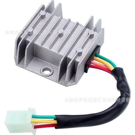 Motorrad-, ATV- und Offroad-Zubehör 12V vierpoliger Gleichrichter-Spannungsregler CG125/150/200/250 GY6 (1/5)