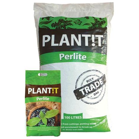 Perlite espansa Peralit 13 granulometria 0,1-1 mm agriperlite in sacco da 100 lt/8 kg 100 Litri