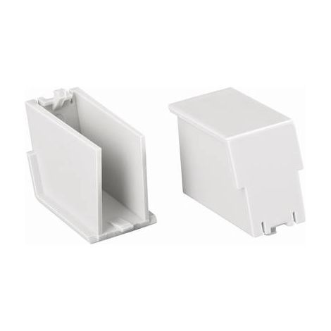 Obturateur de boîtier pour rail Phoenix Contact BC 35,6 BS U11 KMGY 2896209 Polycarbonate gris clair (1/2)