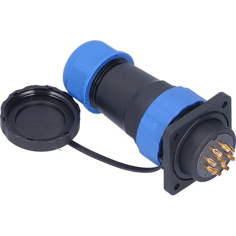Connecteur d'alimentation étanche IP68, mâle/femelle, carré, 4 trous, prise aviation, 380 V, 10 A, SP289 (1/5)