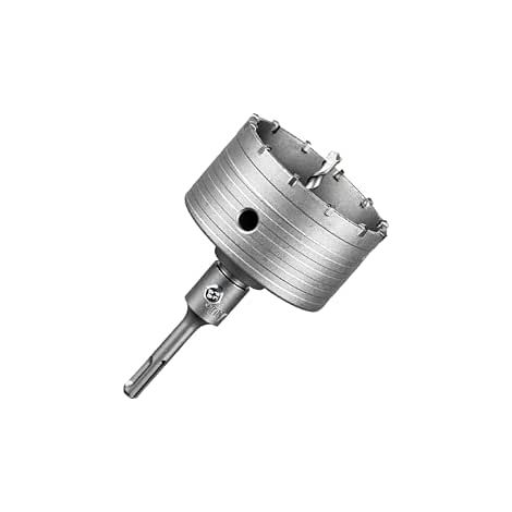Concrete Hole Saw Drill Bit 100 mm SDS Plus M22 Thread Crown Core Drill Bit Shank 110 mm Drill Bit for Wall Saw Hole Saw Set for Masonry Natural Stones Stoneware Marble (1/5)