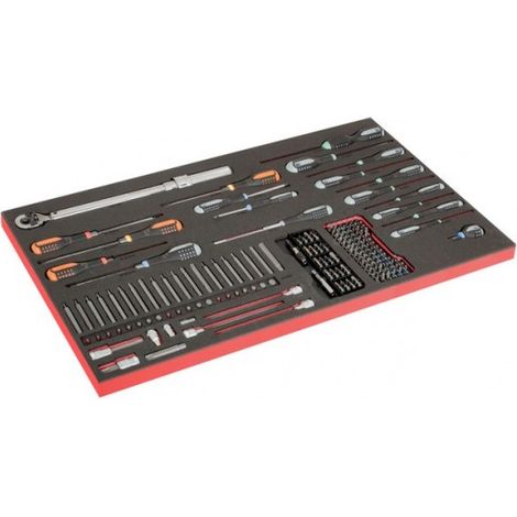 BAHCO - Module mousse pour servante 40", tournevis ERGO™ & jeux d'embouts - 169 Pcs
