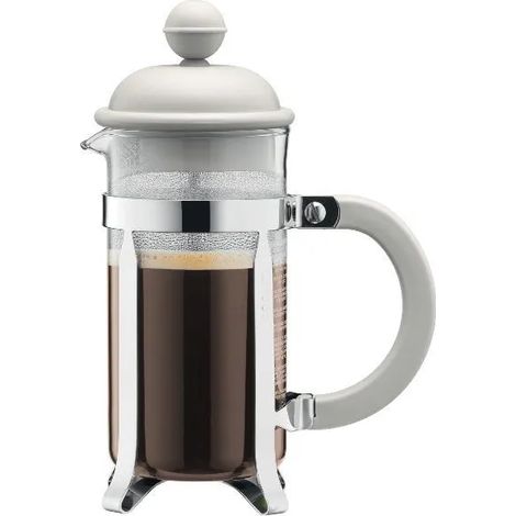 Bodum Cafetière à Piston 1L Blanche pour 8 Tasses