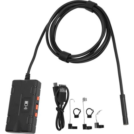 Endoscope industriel WiFi haute définition 2 MP 1080P pour canalisations, diamètre de lentille F270 : 8 mm, 8 lumières, portée de 2 mètres. (1/5)
