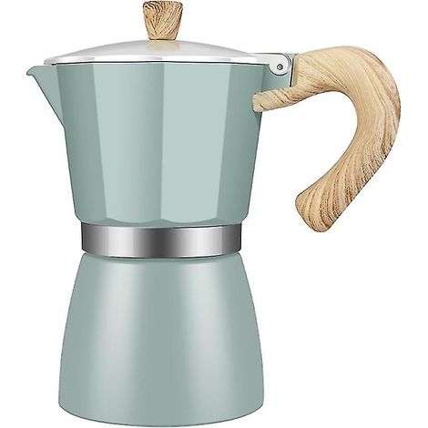 Italienische Kaffeemaschine aus Aluminium, Perkolator-Kaffeemaschine für Espresso und Mokka, italienische 3-Tassen-Kaffeemaschine, italienische Herdkanne (1/5)