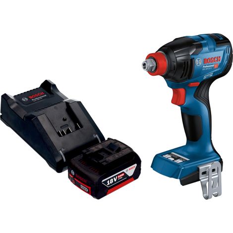 Bosch GDX 18V-210 C Avvitatore a impulsi professionale a batteria 18 V 210 Nm brushless + 1x batteria ricaricabile 5,0 Ah + caricabatterie