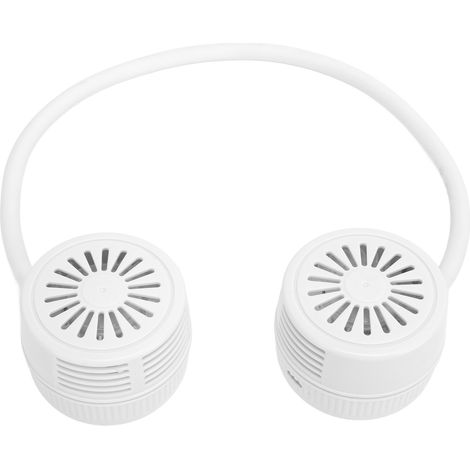 Ventilateur de cou portable à 3 vitesses, mini ventilateur suspendu sans pales, silencieux et rechargeable par USB, idéal pour enfants, filles, garçons, femmes et hommes, à la maison, en extérieur et (1/5)